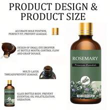 100毫升/3.4盎司，30毫升/1.0盎司迷迭香精油，适用于香薰机、加湿器、手工皂/蜡烛制作，男女皆宜，理想礼品 - 香薰精油 - 查看 6