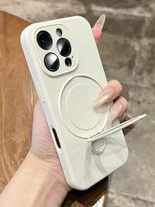 Magnetic Wireless Charging Soft Silicone Protective Case Compatible With IPhone 17 Pro Max/16/15/14/13/12/11 Pro Max/16e, Waterproof, Shockproof, Anti-Fall, Anti-Scratch - White - View 5