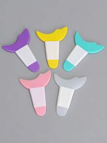 初学者眼线模板，眼影、眼线、睫毛膏化妆工具，新月形多功能美妆模板 - 彩色 - 查看 3