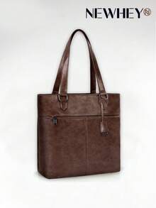 NEWHEY Tote Bag Business Bag For Men Large Capacity Handbag Shoulder Bag 13-Inch PC Compatible Water-Repellent With Zipper Commuting Business Trip Travel - Multicolor - View 8