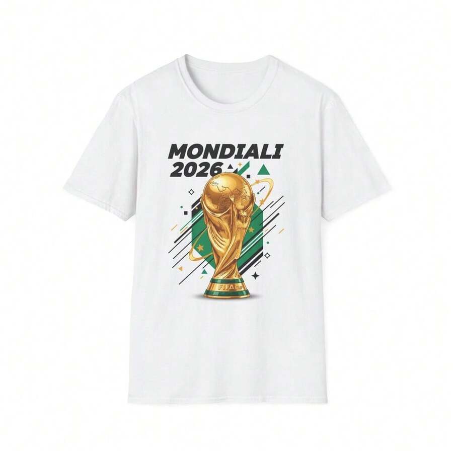 World Cup 2026 World Cup Trophy T-Shirt _ Soccer World Cup Tee - 白色 - 查看 1