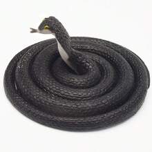 Juguete de serpiente de goma realista, modelo de cobra aterradora, accesorio de broma de Halloween, juguete de susto, regalo de broma, modelo educativo de serpiente - Multicolor - Ver 14