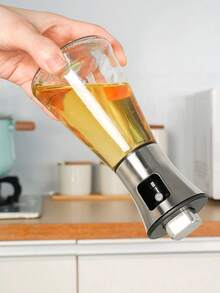 Stainless Steel Mist Sprayer Bottle, Glass Oil Sprayer For Kitchen, Cooking, BBQ Oil Control - View 6