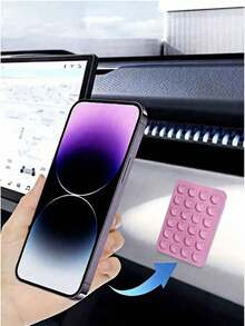 Silicone Suction Cup Phone Case Stand | Hands-Free Selfie And Video Accessory, 24 Cup Strong Suction Phone Back Sticker | Anti-Slip, Suitable For Mirrors And Glass, Great Gift For Family And Friends, Birthday Gift, Fun Gift, Travel Essential, Dorm Essential. - Multicolor - View 2