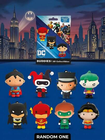  1PC DC Series Officially Licensed Blind Box Toys   Joker Collectible Anime Figure Miniatures Home Decor 3D Figurines Set Warner Bros