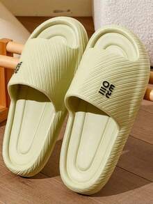 1pair Summer New Household Slippers, [Bathroom Slippers] Soft Bottom Lightweight Suitable For Quick-Drying Bathroom Shoes, EVA Material, Quiet, Odor-Resistant, Non-Slip Slippers, Shower Shoes, Mother's Day Gift, Garden, Kitchen Decor, Summer, Beach, Travel Essentials, Room Decor, Squishy, Graduation, Shoe Rack, Storage Saver, Outdoor, Garden, Commencement, Graduation Ceremony, Congrats Grad, Congratulations Graduate, Valedictorian, Finish School, Graduation Party - Multicolor - View 2