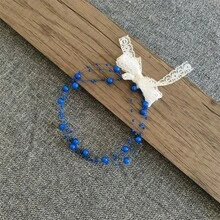 Phụ kiện chụp ảnh cho bé: Băng đô đính ngọc trai, phụ kiện chụp ảnh kỷ niệm hàng tháng cho bé sơ sinh. - Nhiều màu - Xem 12