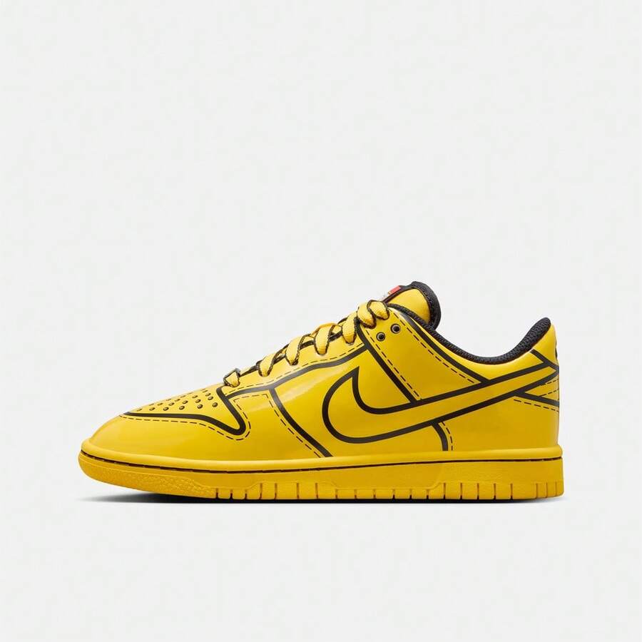 Nike Dunk Low X LEGO Collection Casual Sneakers, Style: IF2117-700, For Teenagers - Yellow - View 1