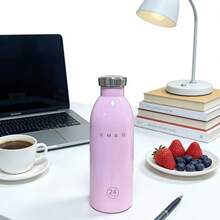 500毫升高品质真空保温水瓶，大容量办公保温杯，便携式车载杯，不锈钢保温瓶，防漏双层隔热咖啡/茶/牛奶杯，适合学生和成人居家、学校、办公室、聚会、露营、野餐等场合使用。 - 彩色 - 查看 6