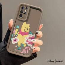 Miniso Disney Winnie The Pooh Floral Phone Case Suitable For Samsung Galaxy S25 Ultra/S25 Plus/S25/Galaxy S24 Ultra/S24 Plus/S24/S24 FE/S23 Ultra/S23 FE/S22Ultra/S22 Plus/S22/S21 Ultra/S21 Plus/S21/S21 FE/A13/A14/A15/A16/A17/A33/A34/A35/A36/A52/A53/A54/Galaxy Note20Ultra/Galaxy Note20 Galaxy S25 Case Galaxy S25 Case Galaxy S25 Ultra Case Plus Stocking Stuffers The Girlfriend - 白色 - 查看 5