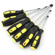 10pcs Professional Screwdriver Set: Includes , Flat Head, Star, And Magnetic Screwdrivers, Suitable For Home Repair - A - View 1