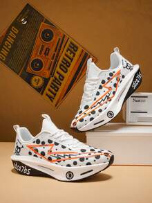 L.S.W.P Men's Athletic Shoes - Lightweight Breathable Running Shoes, Enhanced Cushioning And Durable Rubber Outsole, Suitable For Training, Hiking And Casual Wear - All-Season Low-Top Sneakers, Streetwear Hiking Shoes, Fashionable Athletic Design, Fabric Upper. - Planet - View 6