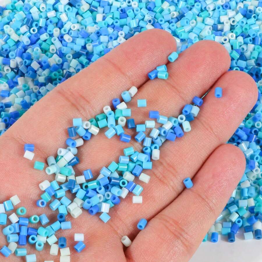 2000pcs 2.6mm Mini Fuse Beads Pixel Puzzle Iron Beads Melt Beads DIY High Quality Handmade Gift Educational Toy - 2.6mm Perler Beads - View 1