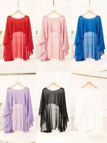 Women's Shawl, Chiffon Shawl And Shawl For Evening Dress, Wedding Wrap - Multicolor - View 12