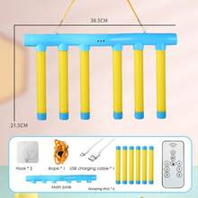 Falling Sticks Game, Catching Sticks Toy For Kids, Reaction Time Training, Interactive Educational Toy For Parents And Children, Sports 5UVN - Yellow - View 7