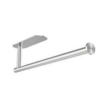 Self-Adhesive Or Drill-Hole Stainless Steel 304 Gold Kitchen Paper Towel Holder, Wall-Mounted Paper Towel Rack, Under Cabinet - Multicolor - View 11