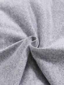 我们一起度过的第一个母亲节，卡通印花可爱婴儿连体衣 - 灰色 - 查看 5