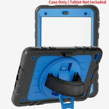 1pc, Mini 5 Case, Mini 4 Case (With 360-Degree Rotating Wrist Strap/Stand), Mini 5/4th Gen 7.9-Inch Pro 11 Case 4th Gen/ 3rd/2nd/1st Gen (2022/2021/2020/2018), Air 5th/4th Gen, 9th/ 8th/7th Generation Case 2019-2021, (A16) 11th/10th Generation - Black + Sky Blue - Black + Sky Blue - View 12