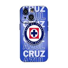 Escudo del club de futbol Cruz Azul color azul.funda de teléfono Fundas compatibles con ,Apple,VIVO,OPPO,,, y Honor.Fabricadas en silicona TPU,ofrecen protección contra golpes y caídas. - Negro - Ver 2