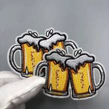 2pcs Cheers Embroidered Patch, Heat Seal Or Sew-On, Personalized Decoration For Clothes, Jackets, Shoes, Hats, Backpacks, Bags DIY - Multicolor - View 5