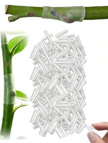 100 chiếc ống ghép cây, ống ghép silicon cho cây ăn quả, kẹp ghép linh hoạt 3-7.5mm, dụng cụ sửa chữa thân cây gãy cho cây ăn quả, cây trồng, hoa. - ống ghép - Xem 10