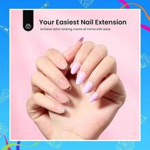 Beetles Gel Nail Kit Short Almond Gift Spree Easy DIY Extension Set Gift For Women - Almond Short 576pcs(Etch-x Nail Kit) - View 7