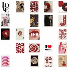 50pcs Y2K Aesthetic Cute Retro Female Poster Stickers, Y2K Style Stickers, Aesthetic Stickers, Y2K Style Cool Stickers, Waterproof Vinyl Material, Suitable For Laptop, Phone, Car, Skateboard, Water Bottle, Scrapbook, Computer, Diary, Etc. - Multicolor - View 7