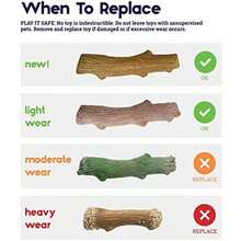 Outward Hound By  Super Dogwood Durable Dog Chew Toy, Extra Small - Long Lasting Chew Stick Made With Real Wood - USA Made, XS - / - 查看 6