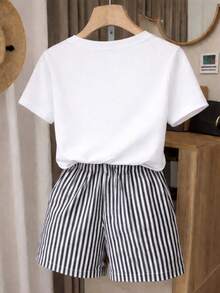 Conjunto Marino Rayas Ocean Style - Blanco - Ver 2