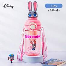 Disney Zootopia 3D Character Head Drinking Cup With Straw, 560ML Capacity, With Carrying Strap, Suitable For School - Multicolor - View 8