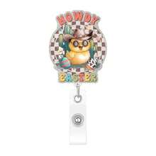 Easter Badge Reels With Alligator Clip Funny ID Badge Holders Cute Bunny Badge Reel Designs Retractable Bow Shape Easter Badge Holder For Nursing Medical Students Nurse Name Accessories For Work - Lễ Phục Sinh năm 944 - Xem 1
