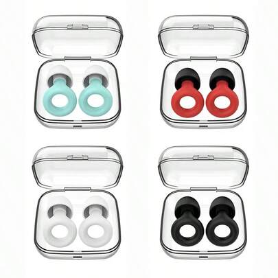 Tapones de silicona para nadar, dormir, cancelar ruido y reducir el ruido - Tapones de bucle de calidad para reducir las perturbaciones