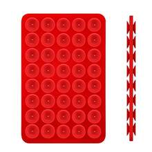 40pcs Double-Sided Suction Cup Phone Holder, Multi-Functional Non-Slip Silicone Phone Stand, No Residue - Multicolor - View 8