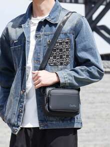 Leisure Versatile Small Square Bag, Waterproof And Wear-Resistant, Multi-Pocket Shoulder Bag, Fashionable And Simple Small Cross-Body Bag, Outdoor Commuting Bag Men's Camera Bag, Fashionable Men's Bag. - Multicolor - View 2