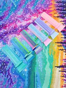 1 pieza Accesorio ajustador de herramienta de pintura de diamantes, limpiador de lienzo, enderezador de diamantes - Sin marco - Ver 3