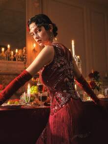 Vintage    Sequins    Fringe  V Wired    Party  Cocktail  Night Out  Tea Party  Dating  Bachelorette Party  Travel  Photoshoot  Wedding  Birthday Party  Gift  Graduation Party  Anniversary Party  Festival  Music Festival  Wedding Guest  Prom  Homecoming  Stage & Concert  Beach  Formal & Evening  Family - 紅色 - 查看 3