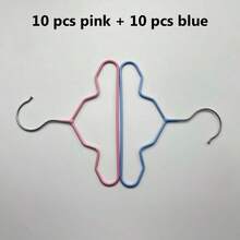 30pcs Mini Metal Pet Clothes Hangers, Pet Garment Storage Rack, Small Dog Cat Clothing Hanger - Multicolor - View 22