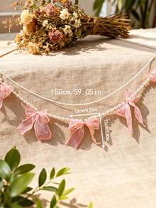 1 vòng hoa trang trí nơ ngọc trai màu hồng, nơ trong suốt, thích hợp cho mùa xuân, đám cưới, tiệc mừng em bé, Giáng sinh, Halloween, Ngày của Mẹ, lò sưởi, trang trí nhà cửa lãng mạn, trang trí phòng, trang trí sân vườn, trang trí đám cưới, trang trí nhà cửa, đồ dùng tiệc ngày lễ, tiệc sinh nhật, trang trí mùa thu/đông. - Nhiều màu - Xem 5