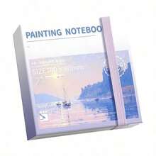 Mini Travel Watercolor Set, Portable Box, Sketch Pad, Pocket Notebook, Watercolor Pad For School & Office - Sets - View 4