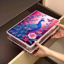 1PC Diamond Painting Storage Box, Fun Pattern - Open Lid Design, Suitable For Diamond Art, Crafts, Home, Office - Perfect Gift For Pet Lovers, DIY Enthusiasts, Birthday, Anniversary - Decorative And Practical Storage Box With Secure Closing System - Multicolor - View 31
