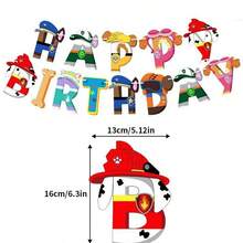 Paw Patrol 1面汪汪队立大功生日派对拉旗，粉色、红色和蓝色可选，适合生日派对和主题派对。 - 汪汪隊生日拉旗 - 查看 6