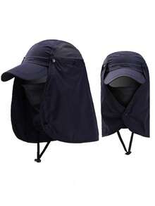 1 Pc Men And Women Hat Sunshade Cap Ride Sunscreen Cap Face Ultraviolet Hat Sun Hat - Conventional - View 14
