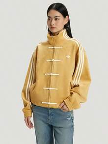 Adidas CTT Chinese Track Top 3.1 Gender Neutral Jacket (Asia Sizing) Oat-Back To School- Mother's Day Gifts-Father's Day Gift –KT3851 - 燕麥 - 查看 5