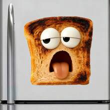 Exhausted And Unable To Bake Bread: A Cute Little Companion With A Sleepy Smile And Tongue Sticking Out, Representing The "Not Fully Awake" Morning Mood On Those Days. - E - View 3