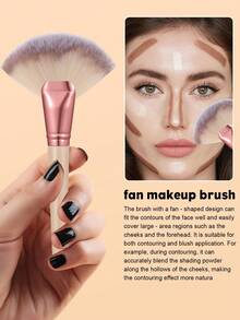 51-Piece Makeup Sponge & Brush Set, Including Brush Cleaner Bowl, Hair Band, And Facial Cleansing Puff – Complete Tool Kit For Loose Powder, Concealer, And Moisturizer; Professional Face And Eye Makeup Tools - Multicolor - View 2