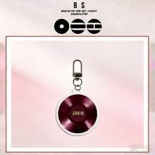 BT Boy Band "ARIRANG" Album Keychain Vinyl Disc Pendant "Dynamite" JungK, V, Jiminie, Jhope, Jinn, SU, R Merchandise, Fan Collection Merchandise Small Gifts - Multicolor - View 14
