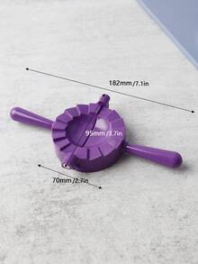 1件/4件套塑料饺子模具，PP手动饺子模具，四合一饺子皮压模、馅饼压模、饺子模具、饺子切割器、包子模具、迷你馅饼模具、饺子成型器、日式锅贴模具，易于使用且经久耐用，家用厨房饺子制作工具，儿童DIY厨房工具，适合家庭/儿童/初学者 - 查看 17