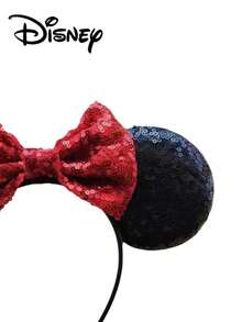 1pc Disney Series Headpiece, Classic Mickey Mouse Design, Costume Role Play, Cartoon Mickey Ears Headband, Festive Party Unique Design Hair Hoop, Suitable As Amusement Park Photo Prop, Women Hair Accessory - Multicolor - View 4