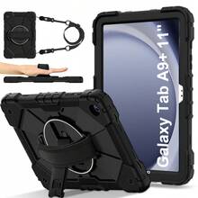 1pc 3-In-1 Anti-Drop Design, Adjustable Shoulder Strap, PC+Silicone Material, 360° Rotatable Handgrip Stand, Sturdy Protective Case Suitable Compatible With Ipad 11th (A16) 2025, 10th 2022, Galaxy Tab A11+ 2025/A9 Plus, Fashionable And Ideal For Gifts And Awards. - Multicolor - View 87