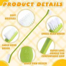 15 Pcs Dog Toothbrush Dual Headed Dental Brushes Puppy Tooth Brushing Kit Long Handle Toothbrush Large And Small Dogs Cats Most Pets Teeth Cleaning Oral Care Supplies Colorful - Colorful - View 5